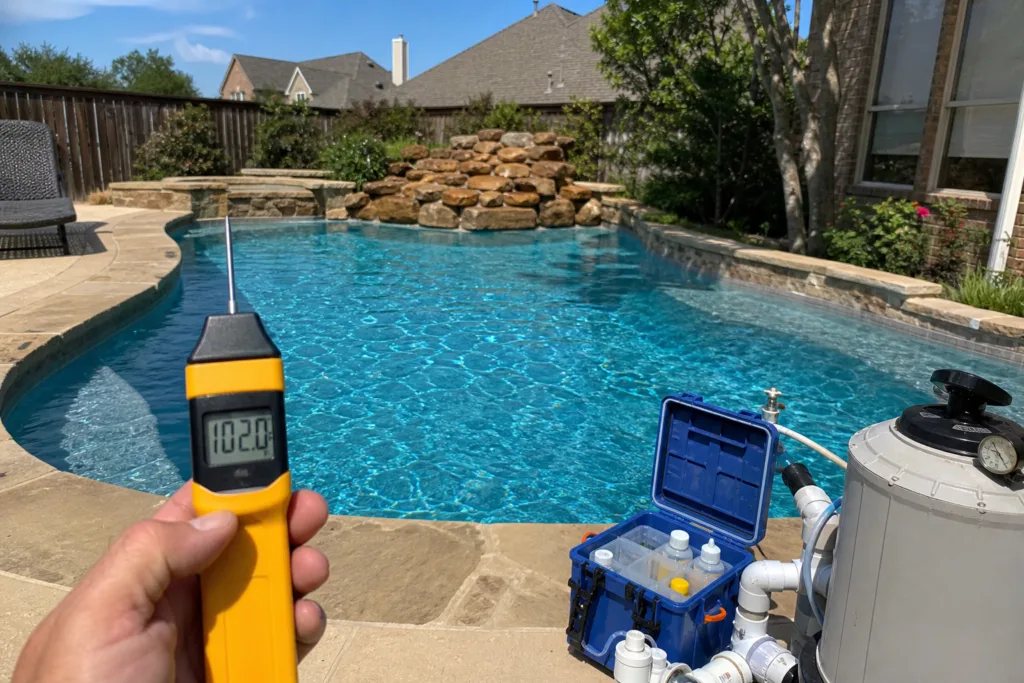 Summer Heat in Plano: Why Your Chlorine Disappears by Wednesday